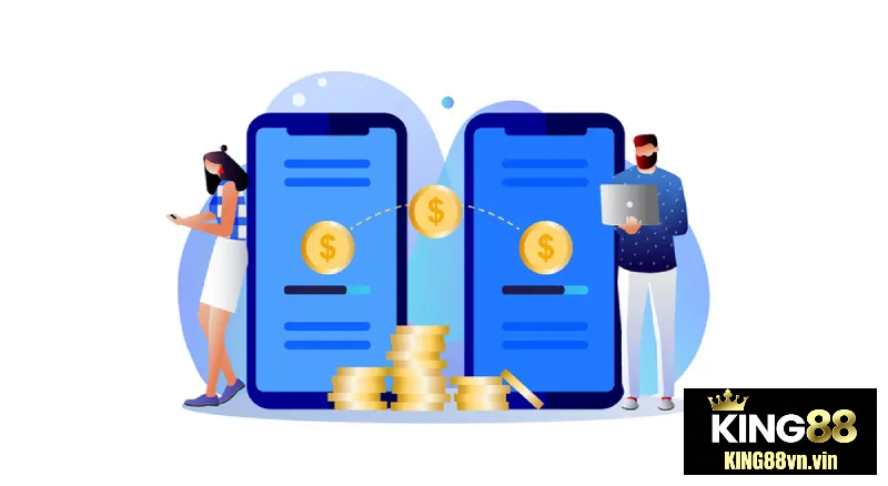 Luôn sử dụng tài khoản ngân hàng có tên trùng với tên đăng ký trên King88